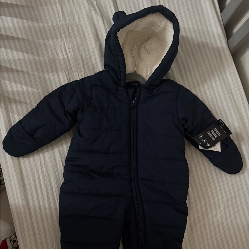 The Children's Place Navy Blue Footed One Piece